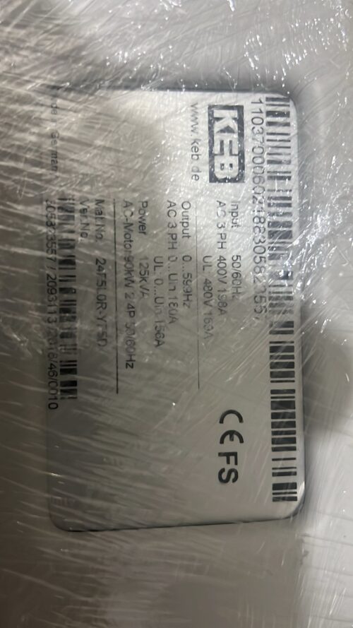 KEB 24F5L0R-YF0H 125kVA 90KW İNVERTÖR - Görsel 2